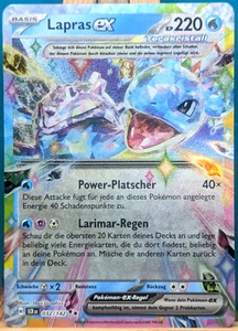 POKEMON - Stellarkrone - Lapras EX - 032/142 - alemán - Imagen 1 de 1