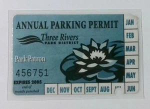 2005 Three Rivers Minnesota State Park District Pass Admission License Sticker - Picture 1 of 1