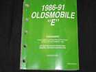 1986-91 Oldsmobile Toronado Illustrated Parts Book