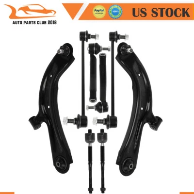 8pcs Front Lower Control Arm Ball Joints Tie Rod End Fits 2013-2019 Nissan NV200 Foto 1 de 4