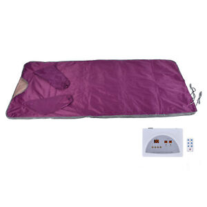 Far Infrared Sauna Blanket Moxibustion Magnet Detox Beauty 35‑80℃ 650W Fast AU