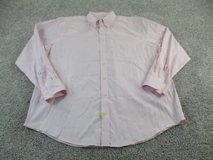 Merona Shirt Mens Extra Large Pink Solid Button Down Long Sleeve Cotton EUC - Picture 1 of 8