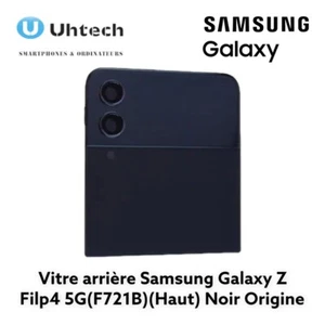 Rückglas Samsung Galaxy Z Flip4 5G (F721B) (Hoch) Schwarz Original - Bild 1 von 2