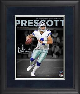 Dak Prescott Dallas Cowboys Framed 11x14 2016 Offensive Rookie of the Year Photo