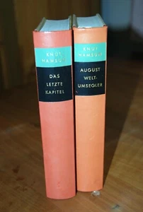 Knut Hamsun 2 Bücher Titel "August Weltumsegler" und "Das letzte Kapitel" - Bild 1 von 2