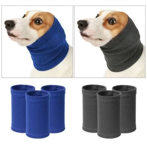Dog Cat Hoodie Calming Anxiety Relief Ear Muffs Warm Head Cover Pet Grooming UK - Picture 1 of 15