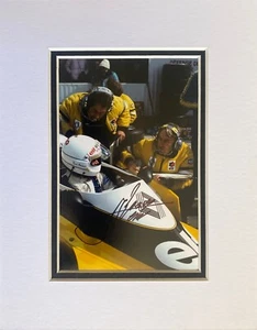 RENE ARNOUX FIRMADA A MANO PANTALLA DE FOTOS MONTADA F1 AUTÓGRAFO RENAULT - Imagen 1 de 1