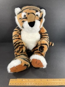 Peluche Russ Berrie Tickles Tigre Peluche Giocattolo Articolo 1265 Ponderato Usato in Ottime Condizioni - Foto 1 di 10