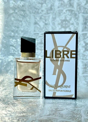 YSL LIBRE FLORES Y LLAMAS EDP FLORALE SPLASH 7 ML/0,25 FL. OZ. TALLA DE VIAJE NUEVO EN CAJA Foto 1 de 3