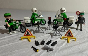 Playmobil Polizei-Zweirad 3'er-SET - 3983 Motorradstreife + 3164 Fahrradstreife+ - Bild 1 von 19