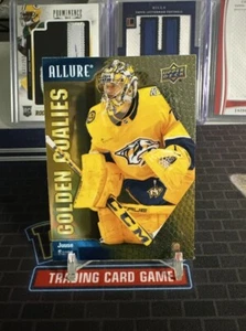 23/24 UD Allure Nashville Predators Juuse Saros Golden Goalies card #GG-3 - Picture 1 of 2
