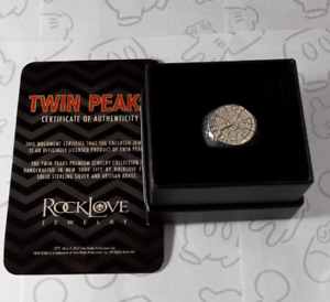 Twin Peaks Log Ring Sterling Silver & Artisan Brass Rocklove Collector's Edition