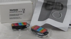 Schlüsselfinder 2er Set 10 m Reichweite Signalton Hilfsmittel klein bunt - Bild 1 von 3