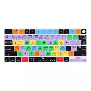 XSKN US EU Lightroom Shortcut Keyboard Cover do 2021-2024 Macbook Pro 14.2/16.2 - Zdjęcie 1 z 18