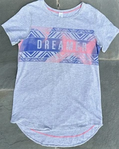 Ivivva by Lululemon Girls Short Sleeve T-Shirt Hi-Low Size 14 Dreamer - Picture 1 of 5