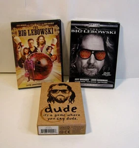 Big Lebowski Collector Edition & 10th Anniversary Edition DVDs w Bonus Dude Game - Picture 1 of 3