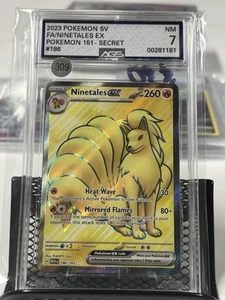 2023 Pokemon SV: Scarlet & Violet 151 Ninetales ex 186/165 Full Art Secret Rare - Picture 1 of 1