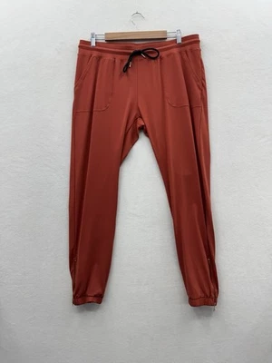 Pantalones de chándal ligeros Zyia XL naranja con cremallera para mujer Foto 1 de 4
