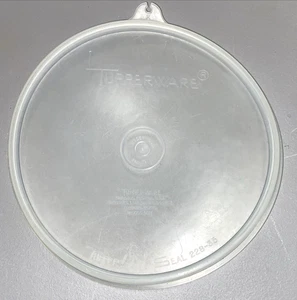 Coperchio di ricambio Tupperware vintage 228-35 trasparente opaco Tupperseal - Foto 1 di 1