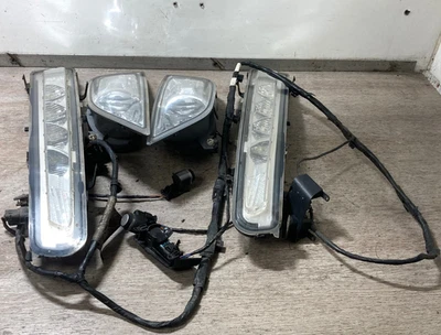 2013 FORD MONDEO FRONT DRL LIGHTS FOG LIGHTS PARKING SENSORS WITH WIRING LOOM - Image 1 of 4