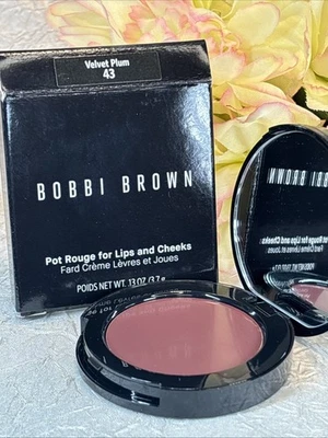Bobbi Brown Pot Rouge para labios y mejillas - 43 ciruela de terciopelo nueva en caja FS FreeSh Foto 1 de 2