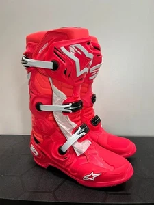 Alpinestars Tech 10 Motocross Boots - Diva Pink - US11/UK10 Brand New - Picture 1 of 4