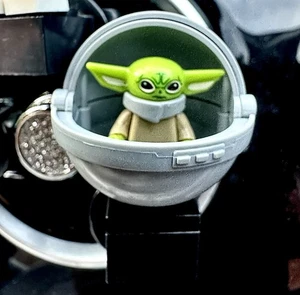 Ambientador Coche Yoda Mini Figura Hecho a Mano Clip Ventilación Aroma Regalo de Navidad - Imagen 1 de 16