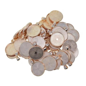 50pcs Round Blank Cabochon Bezel Settings Tray DIY Pendant Charms Base 25mm - Picture 1 of 7