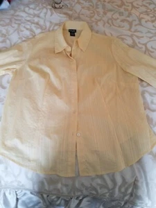 RAFAELLA WOMAN DRESS SHIRT BUTTON FRONT SIZE 16W - Picture 1 of 6
