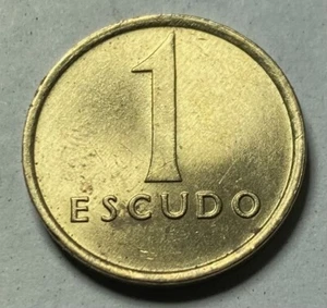 1984 PORTUGAL 1 ESCUDO COIN AU Very Nice! - Picture 1 of 4