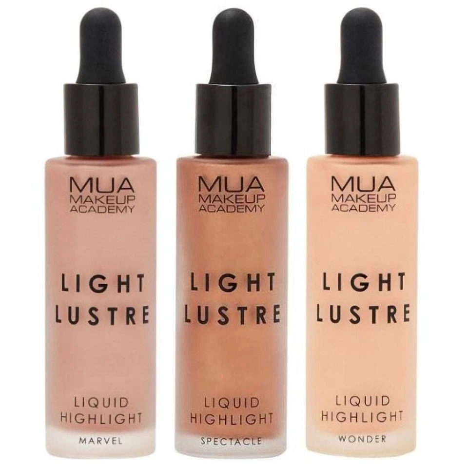 MUA Light Lustre Liquid Highlighter 30ml - Wählen Sie Ihre Farbe - Bild 1 von 1