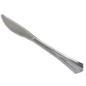 WNA Reflections Cutlery Knife Silver, 7.5" Length, #6 Polystyrene | 600/Case - Picture 1 of 1