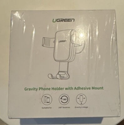 U Green Gravity Phone  iPhone Android Holder with adhesive car mount  - Image 1 of 4