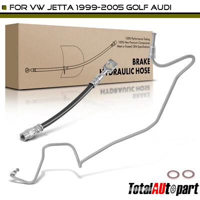 Manguera hidráulica de freno para Volkswagen Jetta Golf Audi Beetle Audi trasera derecha exterior Foto 1 de 4
