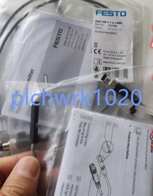 1 PCS NEW IN BOX FESTO SMAT-8M-U-E-0,3-M8D 553744 Position transmitter - Image 1 of 3