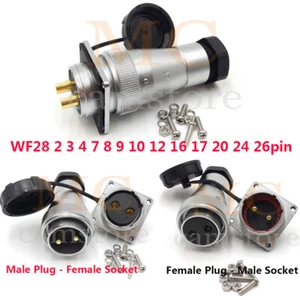 WEIPU WF28 2-26Pin Aviation Waterproof IP67 Connector,Wire Connector Plug Socket - Picture 1 of 12