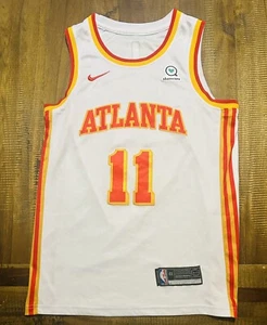 Trae Young Atlanta Hawks #11 Nike Authentic White Jersey Size Adult LARGE 48 - Picture 1 of 10