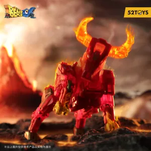 Brandneu 52Toys BeastBOX BB-33 Blazingspear Bull Transforming Figur neu in Verpackung - Bild 1 von 12