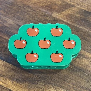 LEGO Block Red Apple Tree Top Specialty Brick Piece Decorated - Picture 1 of 7