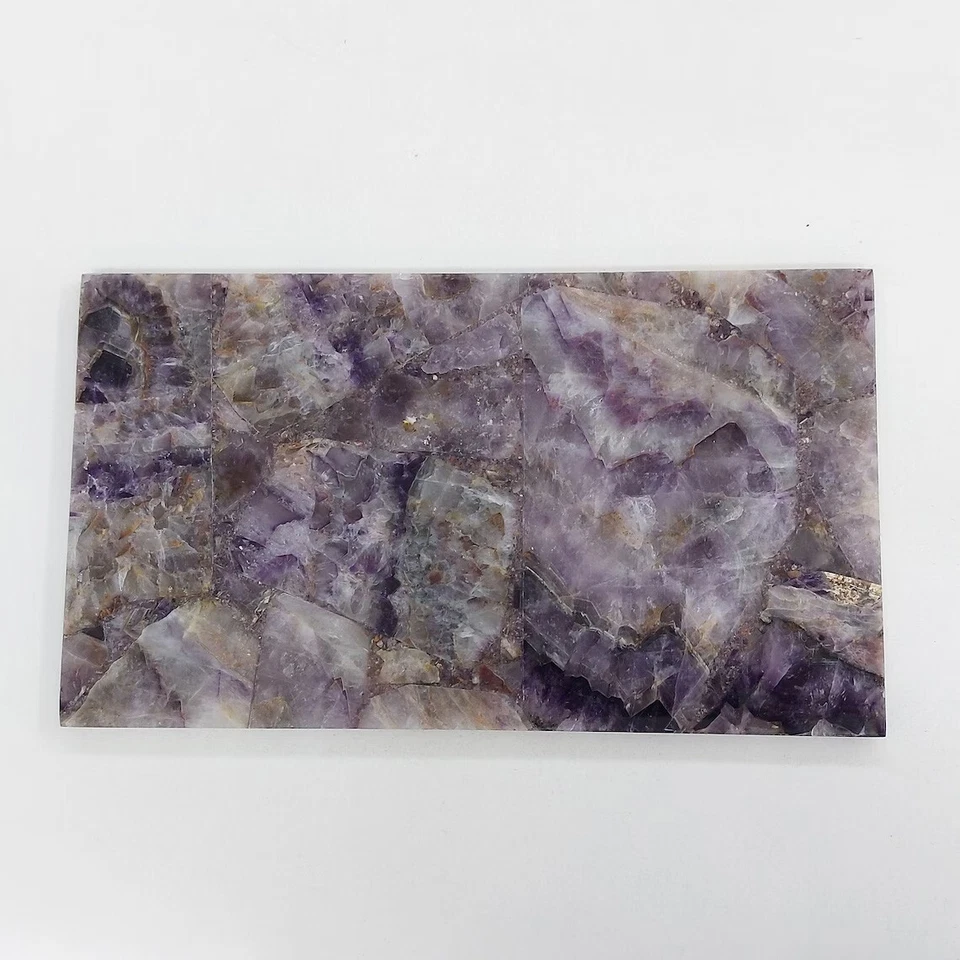 Bandeja para servir alimentos de queso amatista, bandeja tabla de queso de ágata púrpura decoración de regalo Foto 1 de 4