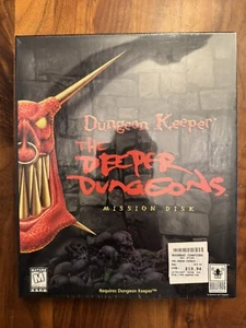 Dungeon Keeper The Deeper Dungeons D&D 1997 gioco PC vendita al dettaglio Big Box NUOVO E SIGILLATO! - Foto 1 di 6