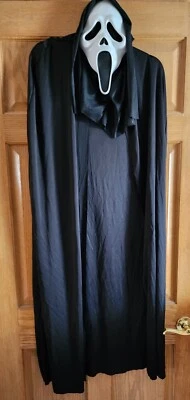 Scream Ghost Face Adult Halloween Costume Mask And Cape BENIFITS CHARITY  - Image 1 of 4