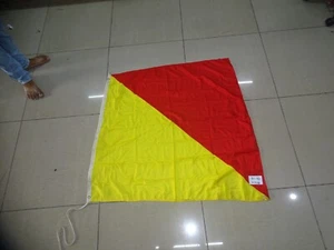 Nautical Alphabet Flag Letter Cloth "B Bravo " 41X38CMS" Communication flag - Picture 1 of 5