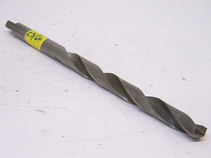 USED CARBIDE TIPPED 23/64" STRAIGHT SHANK JOBBER TWIST DRILL .3594" - Picture 1 of 4