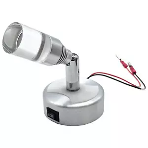 DIMATEC 12V LED LIGHT WITH USB CHARGING PORT WARM WHITE DIM/BRIGHT CAMPERVAN - Picture 1 of 11