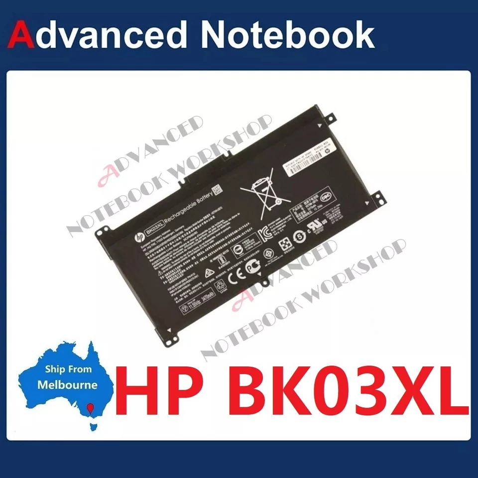 Genuine BK03XL Battery for HP Hstnn-ub7g TPN W125 916366-541 916811-855 Laptop