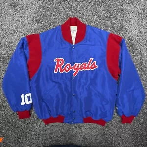 Chaqueta Bombardero DeLong Vintage Años 90 Reales MLB Béisbol Satén XL Howser Grueso - Imagen 1 de 14