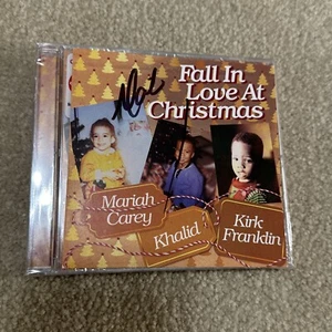 Mariah Carey Signed Fall In Love At Christmas CD single Autograph Not A Vinyl - Picture 1 of 12