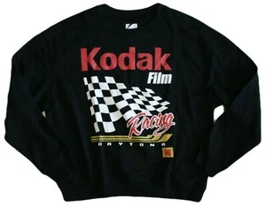 Kodak Film Racing Herren schwarz Rundhalsausschnitt Sweatshirt - Neu mit Etikett - Bild 1 von 1