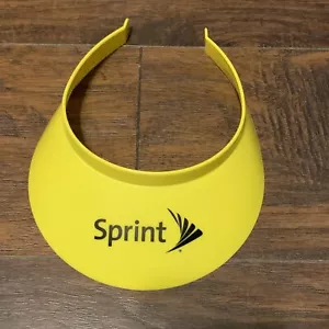 Cappello Visiera Solare Promozionale Sprint Nextel Cellulari Giallo Plastica - Foto 1 di 4